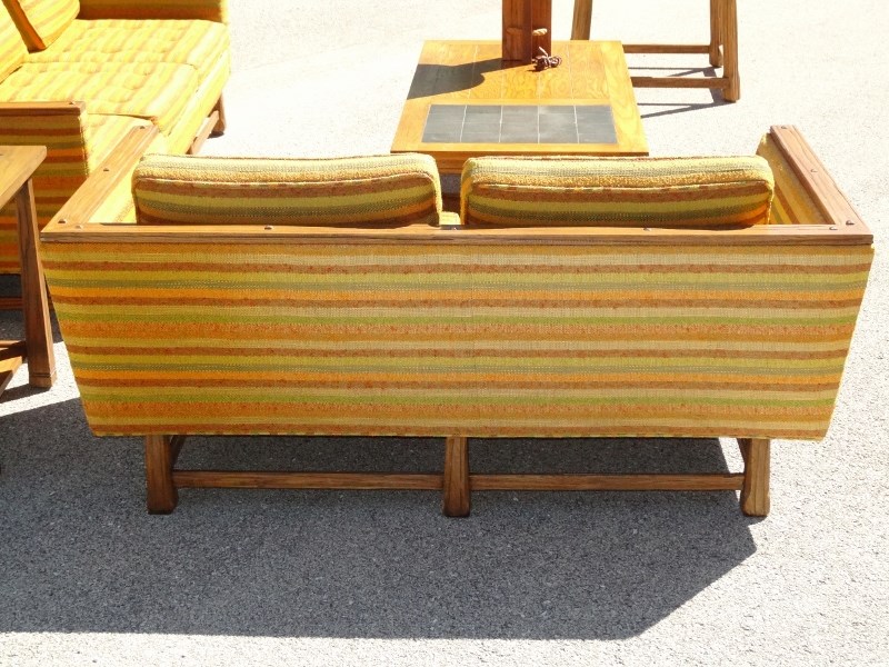 RARE 1960s A. Brandt Ranch Oak Modern Couches & Coffee Corner Tables * Pristine eBay