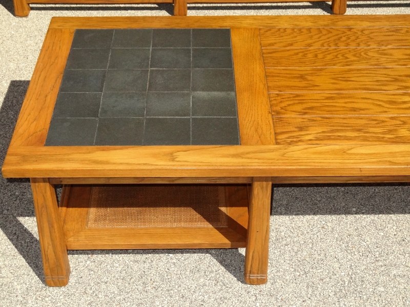 RARE 1960s A. Brandt Ranch Oak Modern Couches & Coffee Corner Tables * Pristine eBay