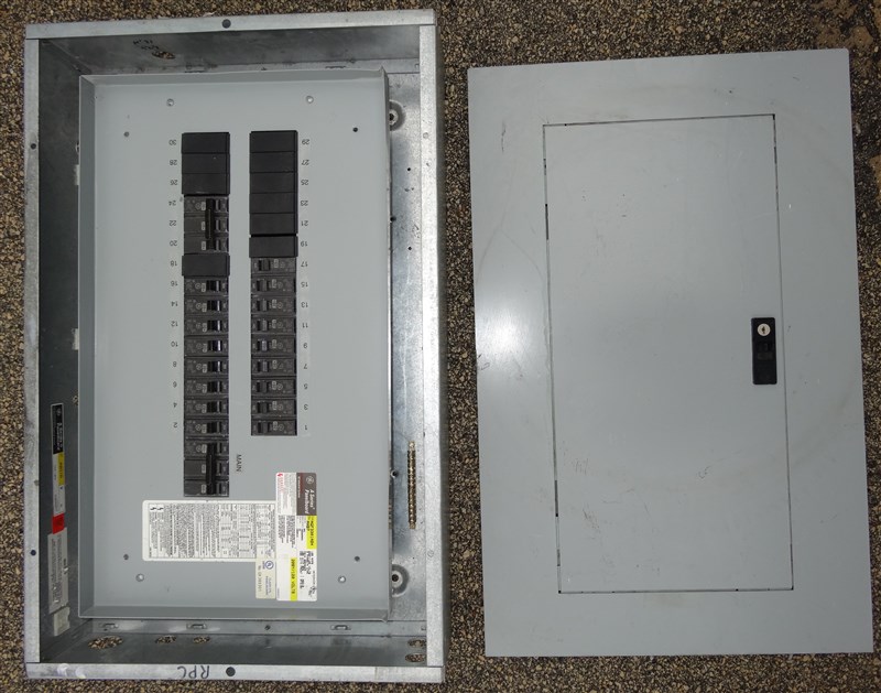 Used GE A Series II Panelboard With Breakers * Fuse Breaker Box eBay
