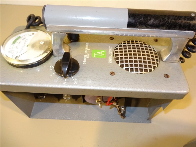 1950s Vintage Geiger Counter TA Technical Associates Model F6 * AS IS